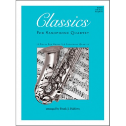 Classics For Saxophone Quartet - Full Score - Diverse / Arr. Frank Halferty