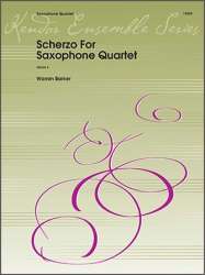 Scherzo For Saxophone Quartet - Warren Barker