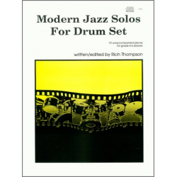 Modern Jazz Solos For Drum Set (Book with mp3) - Rich Thompson