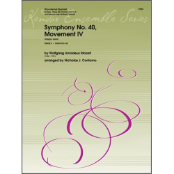 Symphony No. 40, Movement IV (Allegro Assai) - Wolfgang Amadeus Mozart / Arr. Nicholas Contorno