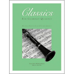 Classics For Clarinet Quartet, Volume 2 - Bb Bass Clarinet - Diverse / Arr. Eric Johnson