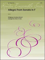 Allegro From Sonata In F - Wolfgang Amadeus Mozart / Arr. Harry Gee
