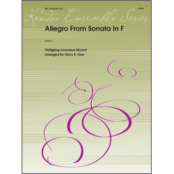 Allegro From Sonata In F - Wolfgang Amadeus Mozart / Arr. Harry Gee