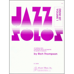 Jazz Solos For Drum Set, Volume 1 - Rich Thompson