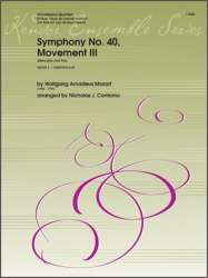 Symphony No. 40, Movement III (Menuetto And Trio) - Ludwig van Beethoven / Arr. Nicholas Contorno