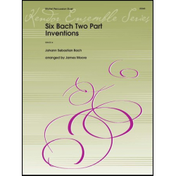 Six Bach Two Part Inventions***(Digital Download Only)*** - Johann Sebastian Bach / Arr. James Moore