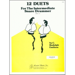 12 Duets For The Intermediate Snare Drummer***(Digital Download Only)*** - C. Rudolph Emilson