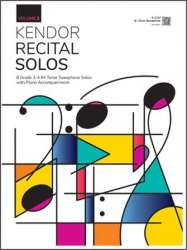 Kendor Recital Solos, Volume 2 - Bb Tenor Saxophone With Piano Accompaniment & MP3s - Diverse