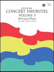 Kendor Concert Favorites, Volume 3 - Viola - Diverse