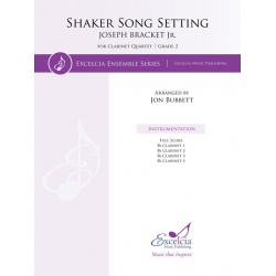 Shaker Song Setting - Joseph Bracket Jr. / Arr. Jon Bubbett