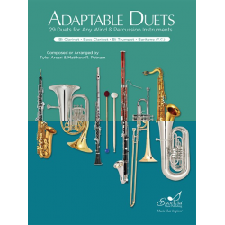 Adaptable Duets - Clarinet, Bass Clarinet, Trumpet, Baritone TC - Matthew R. Putnam Tyler Arcari