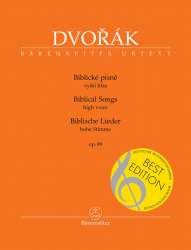 Biblische Lieder op. 99 (hohe Stimme) -Antonin Dvorak / Arr.Eva Velická
