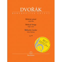 Biblische Lieder op. 99 (hohe Stimme) -Antonin Dvorak / Arr.Eva Velická