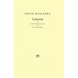 Concerto for Saxophone Quartet and Wind Ensemble -David Maslanka