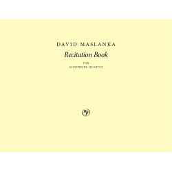 Recitation Book -David Maslanka
