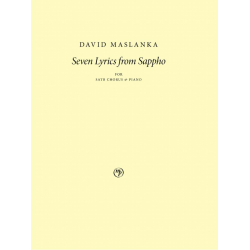 Seven Lyrics from Sappho - David Maslanka