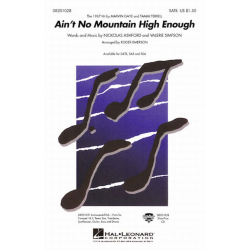Aint no Mountain high enough (Choir) - Nickolas Ashford & Valerie Simpson / Arr. Roger Emerson