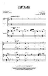 Holy Lord (SATB) - Anonymus / Arr. Tom Fettke