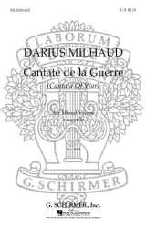 Cantate De La Guerre Op.213 (SATB) -Darius Milhaud