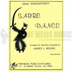 Sabre Dance für 3-7 Spieler (Percussion) - Aram Khachaturian / Arr. James Moore