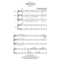 Fields of Gold - Sting / Arr. Philip Lawson