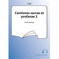 Cantiones sacrae et profanae vol.2 : -Henk Badings
