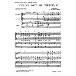 Twelve Days Of Christmas (2-Part/Piano)