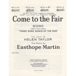 Easthorpe Martin: Come To The Fair (In A)