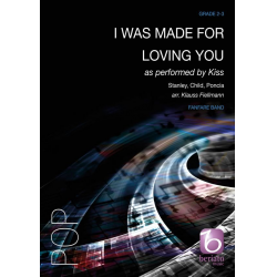 I Was Made For Loving You -Paul Stanley / Arr.Klaus Fiellmann