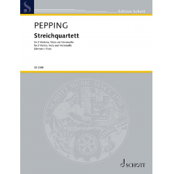 Streichquartett : Stimmen - Ernst Pepping