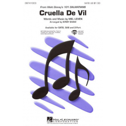 Cruella De Vil - Mel Leven / Arr. Kirby Shaw