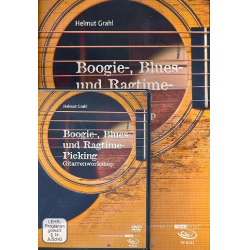 Boogie-, Blues und Ragtime-Picking (+DVD) - - Helmut Grahl
