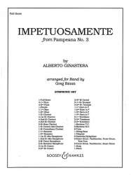 Impetuosamente from pampeana no.3 : for concert band -Alberto Ginastera