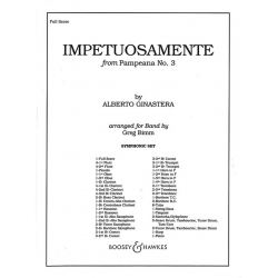 Impetuosamente from pampeana no.3 : for concert band -Alberto Ginastera