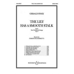 The lily has a smooth stalk op. 1/1 - Gerald Finzi