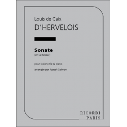 Sonate la mineur pour - Louis de Caix de Hervelois