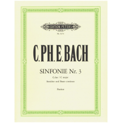 Sinfonie C-Dur Nr.3 Wq182,3 : - Carl Philipp Emanuel Bach