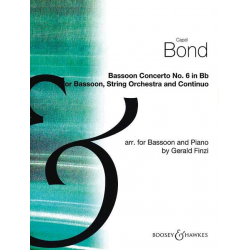 Konzert B-Dur Nr.6 für Fagott, - Capel Bond