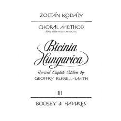Choral Method Vol. 11/3 - Zoltán Kodály