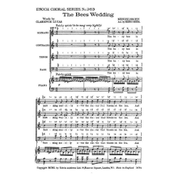 Mendelssohn, F The Bees Wedding  Satb/Pf