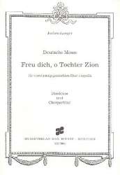 Freu dich o Tochter Zion - für gem Chor - Jochen Langer