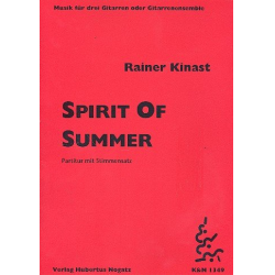 Spirit of Summer für 3 Gitarren - Rainer Kinast