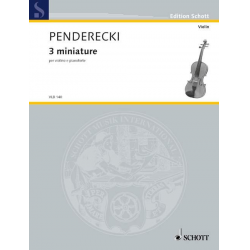 3 miniature - Krzysztof Penderecki