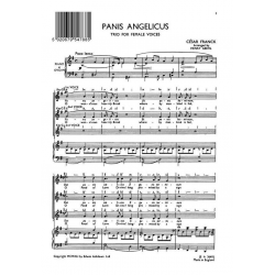 Panis angelicus for female chorus and piano - César Franck
