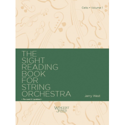 Sight Reading Book For String Orchestra  Cello - Jerry A. West