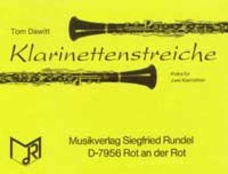 Klarinettenstreiche (Solo f. 2 Klarinetten in Bb)
