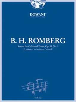 Sonate für Violoncello und Klavier op. 38 Nr. 1 in e-moll (Solostimme, Klavierauszug + 1 CD)