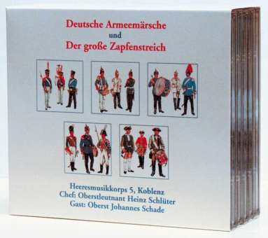 CD "Deutsche Armeemärsche" Marschmusikraritäten auf fünf CDs
