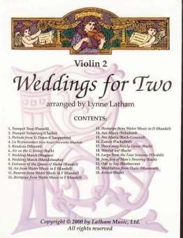 Weddings 2 Violin 2