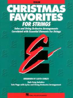 Essential Elements Christmas Favorites for Strings - Violin Book